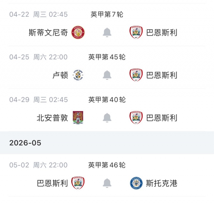 徐彬隨巴恩斯利一隊訓(xùn)練 英甲賽季僅余四輪