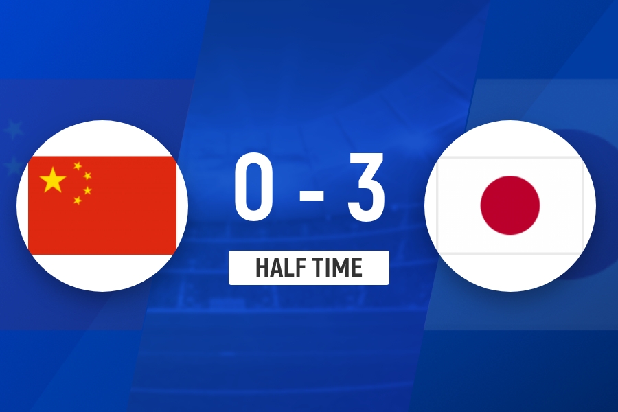 U17國(guó)足半場(chǎng)0-3日本：控球率僅兩成零射門(mén)，門(mén)將秦子牛三次失誤送禮