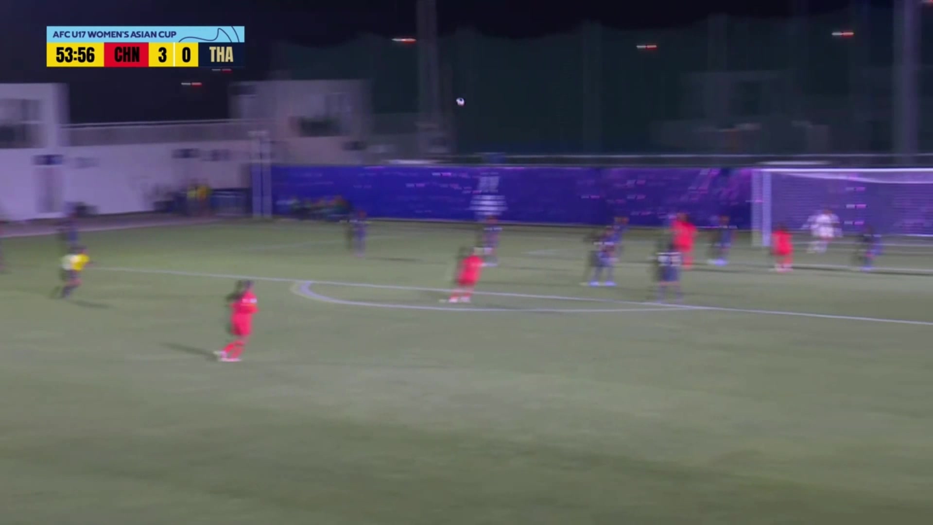 U17中國女足4-0領(lǐng)先泰國！李啟嫻梅開二度，